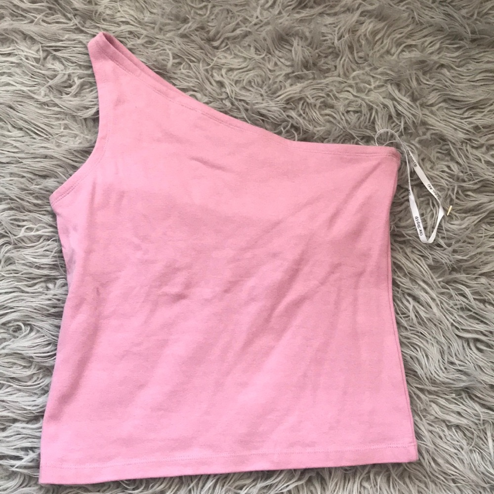 one shoulder tank